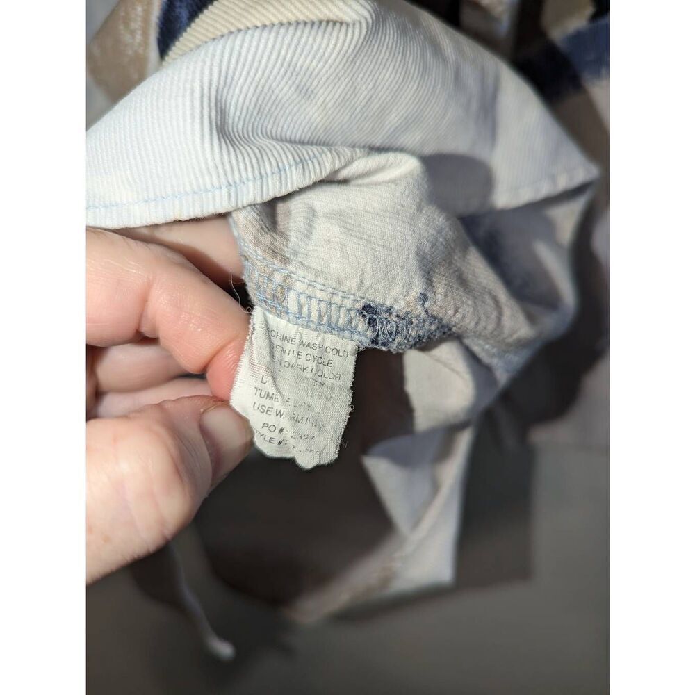 Bit & Bridle White and Blue Button Down Shirt - Picture 9 of 16